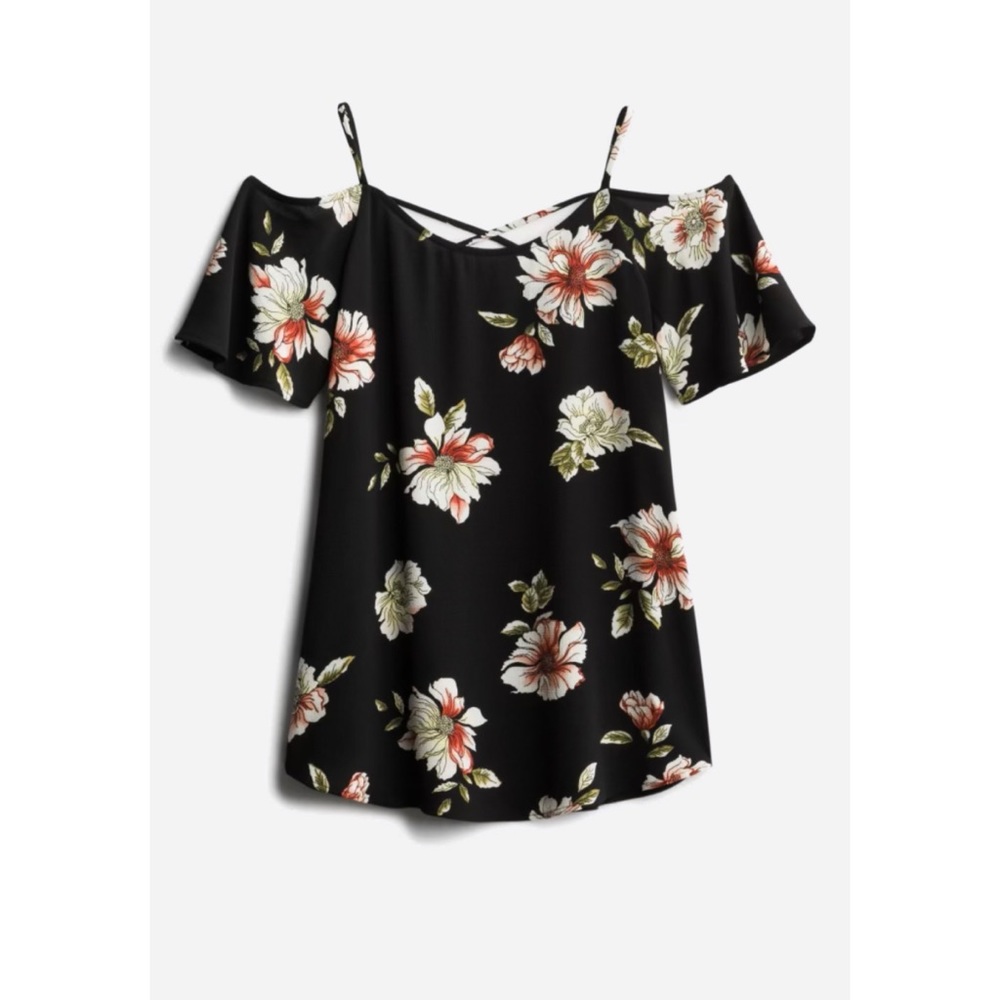Kaileigh Valette Maternity cold shoulder Blouse size Medium